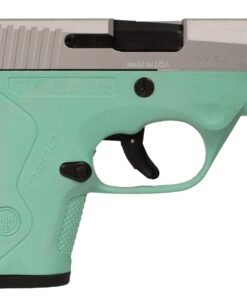 Beretta Nano Pistol JMN9S75, 9mm Luger, 3", Robin Egg Blue Polymer Grip/Frame, Robin Egg Blue Finish, 6/8 Rd