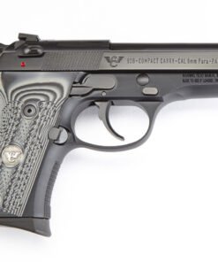 Beretta Wilson Combat 92G Compact Pistol J92C9WC, 9mm, 4.3", G10 Dirty Olive Grips, Black Finish, 13 Rd