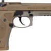 Beretta M9A3 F Semi-Auto Pistol J92M9A3M, 9mm, 5.2" Threaded, Flat Dark Earth Finish, 17 Rd