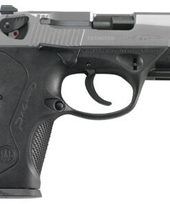 Beretta PX4 Storm Inox Compact Pistol JXC4F51, 40 S&W, 3.3", Black Interchangeable Backstrap Grips, Stainless Finish, 12 Rds