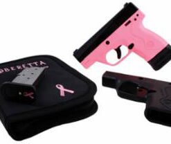 Beretta Nano Pink Ribbon Package Pistol SPEC0594A, 9MM, 3.07", Technopolymer Frame, Pink Pronox Finish, 6 Rd