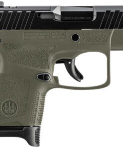 Beretta APX A1 Optics Ready Semi-Auto Pistol JAXN927A1, 9mm, 3.3", OD Green Synthetic Grip, Black Finish, 6 Rds