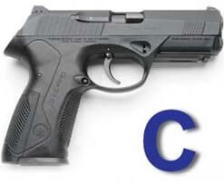 Beretta PX4 Storm Constant Action Semi-Auto Pistol JXF9C20, 9MM, 4", Black Polymer Grips, Black Matte Finish, 10 Rd