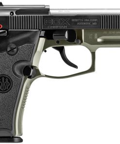 Beretta 80X Cheetah Pistol SPEC0712A, 380 ACP, 3.9 in, Black Grip, OD Green Finish, 13 Rd