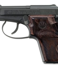 Beretta 21A Bobcat Pistol J212125, 22 LR, 2.90", Walnut Grips, Black Finish, 7 Rds