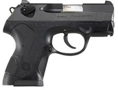 Beretta Px4 Storm Double/Single Action Sub-Compact Pistol JXS9F21, 9mm, 3", Polymer Grip, Black Matte Finish, 13 Rd