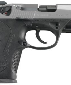 Beretta PX4 Storm Inox Compact Pistol JXC9F50, 9mm, 3.3", Black Interchangeable Backstrap Grips, Stainless Finish, 10 Rds