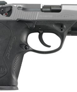 Beretta PX4 Storm Inox Compact Pistol JXC4F50, 40 S&W, 3.3", Black Interchangeable Backstrap Grips, Stainless Finish, 10 Rds