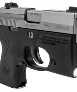 Beretta Pico LaserMax Light Double Action Pistol JMP8D25LML, 380 ACP, 2.7", Black Polymer Grips, Black Finish, 6 Rds